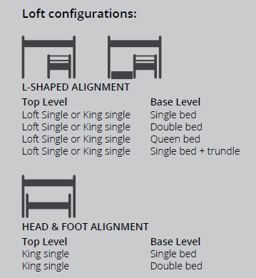 Nash Loft or Corner Bunk