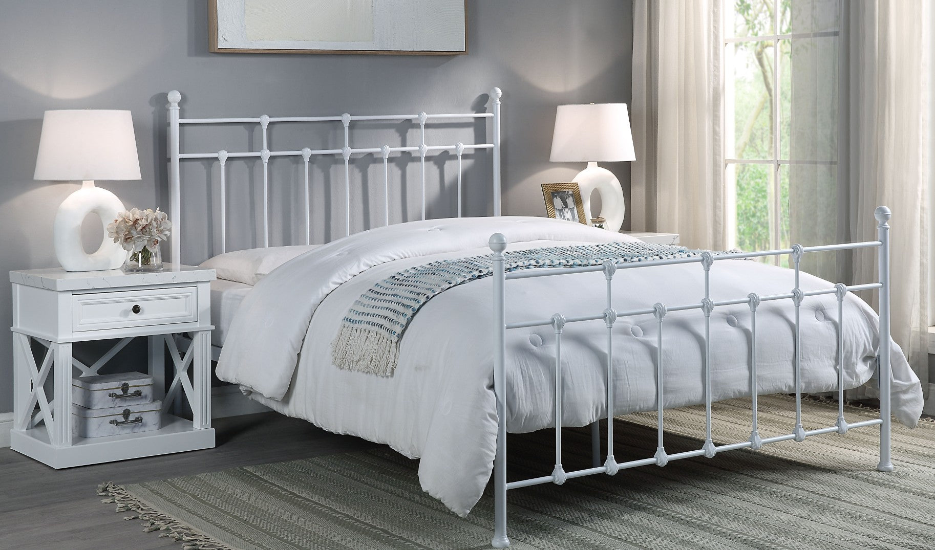 Cremorne Metal Bed – view 2