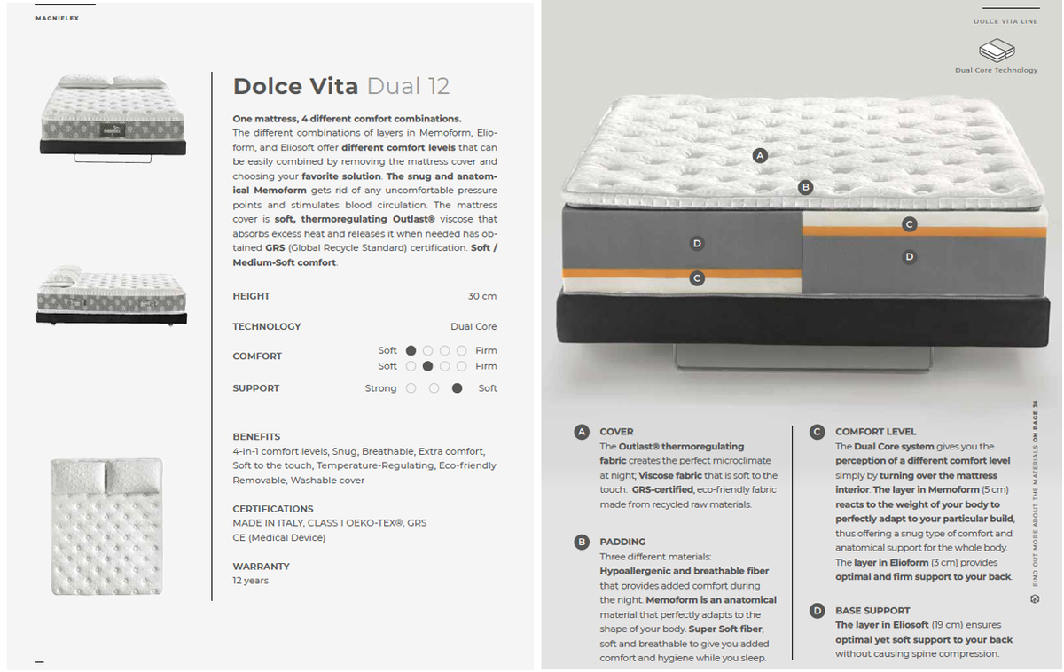 Magniflex Dolce Vita Dual 12 – view 2