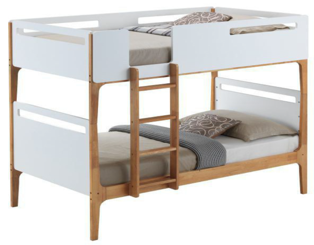 Hayes Single White / Oak