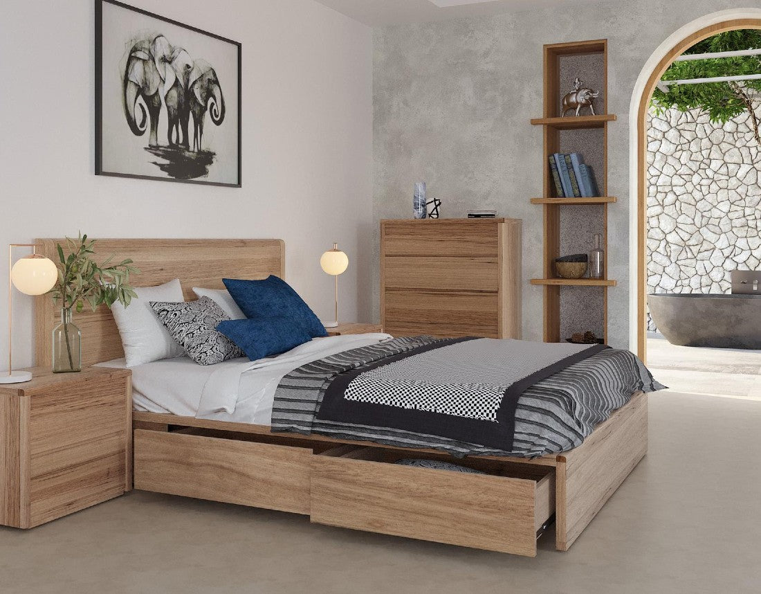Reiss Storage Bed Timber