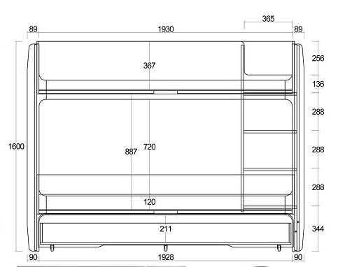 Sky Time Bunk – view 2