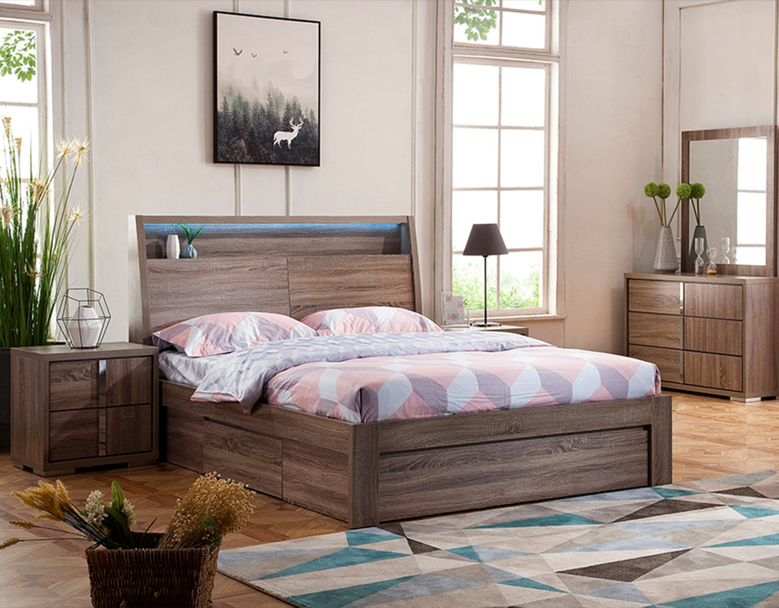 Boston Storage Bed Mocha