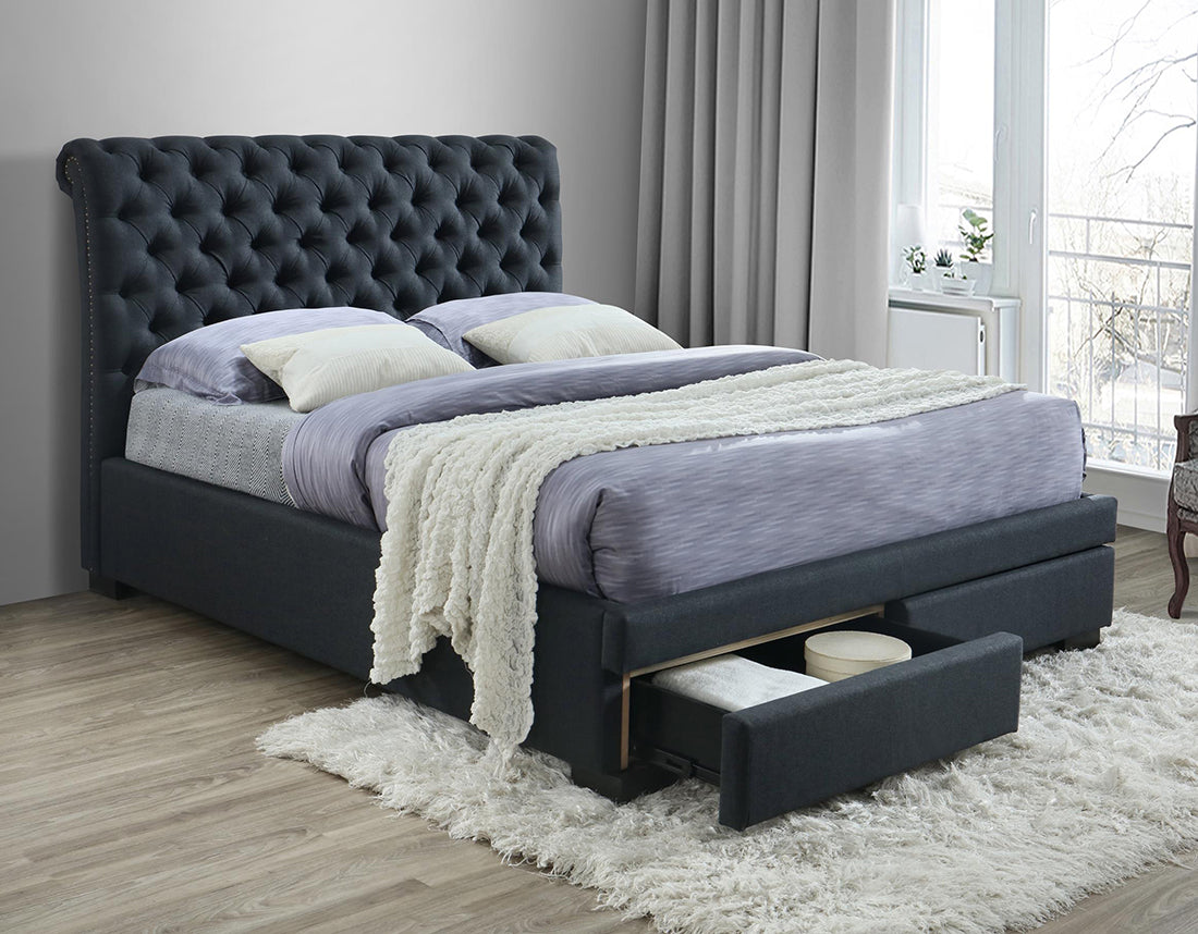 Crystal Fabric Bed