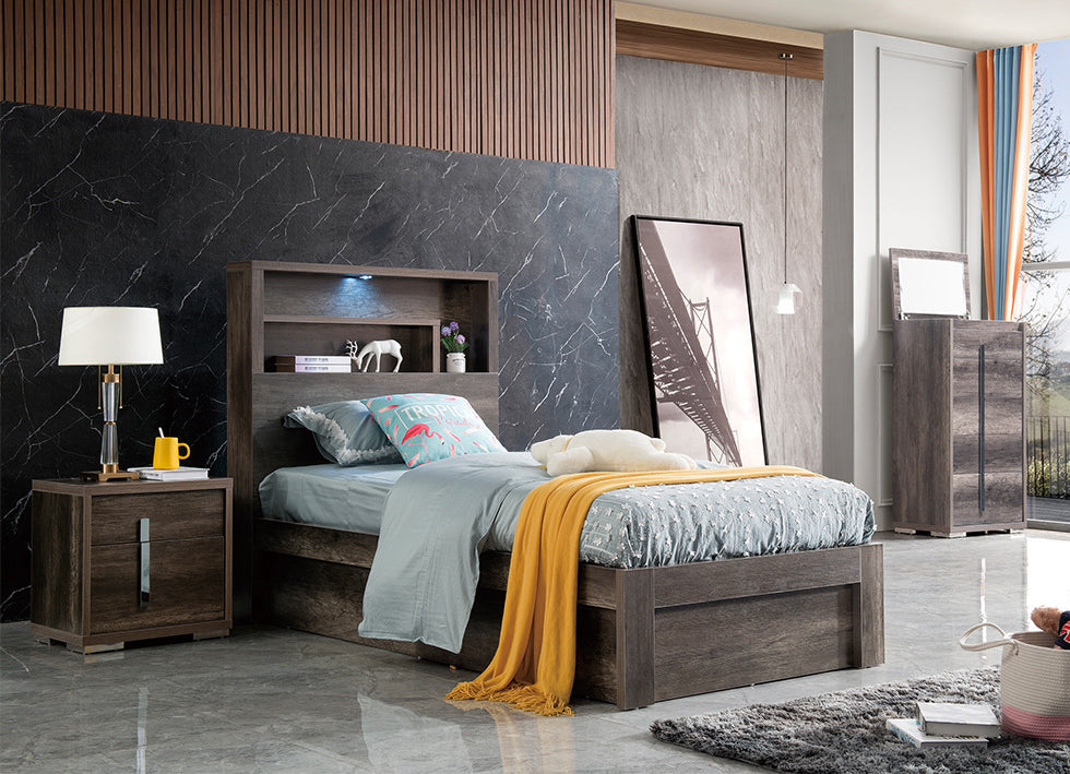 Library Storage Bed Charcoal – view 3
