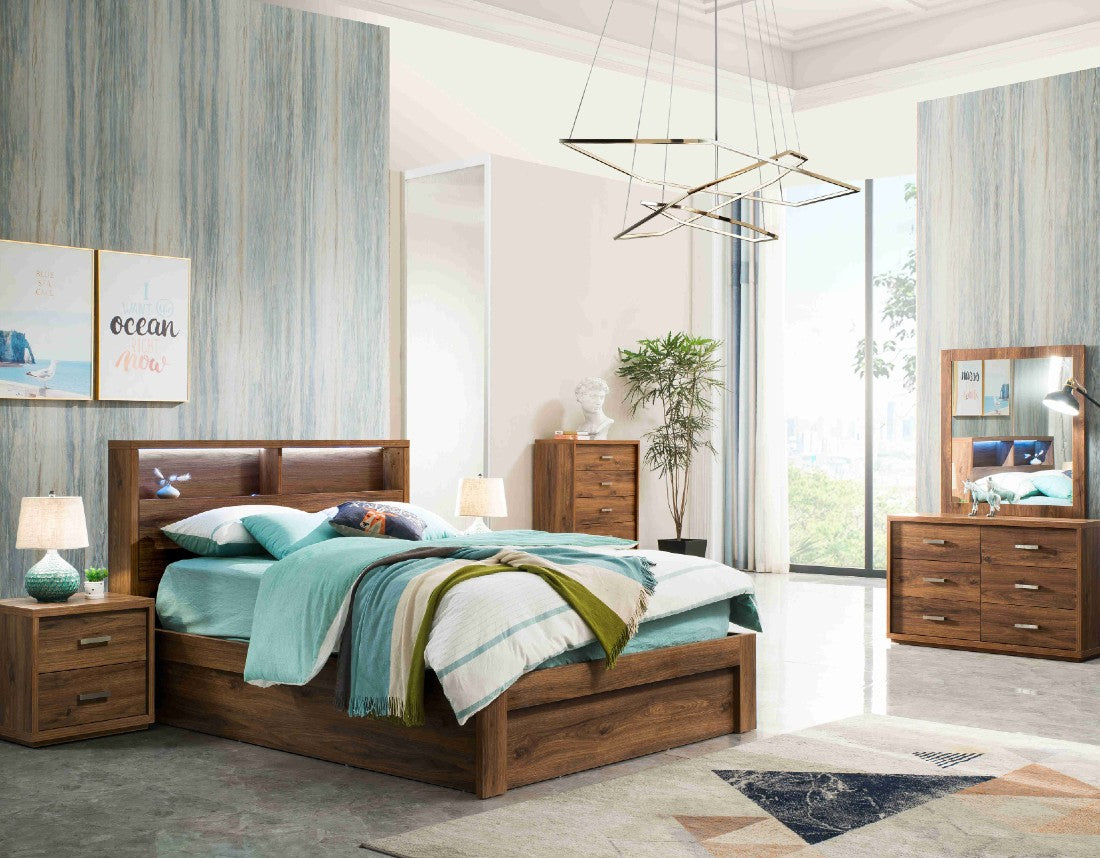 London Storage Bed Rustic