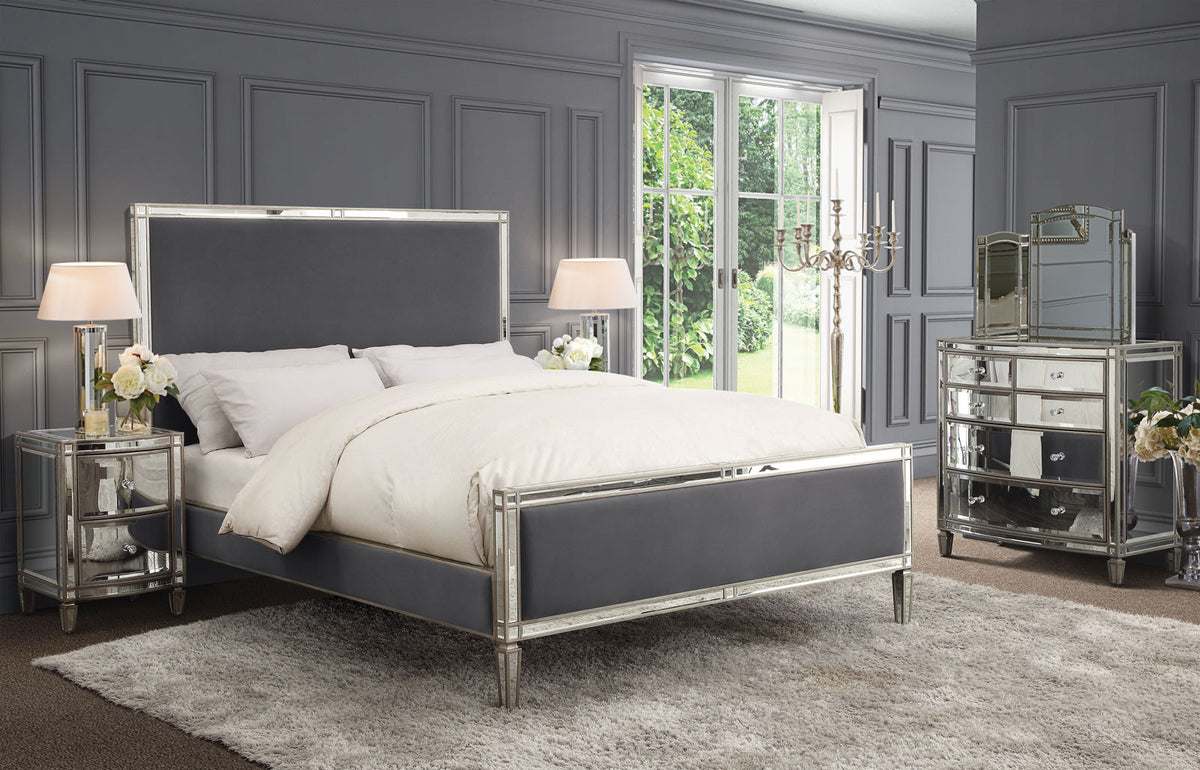 Rochelle Mirrored Bed Fabric – view 2