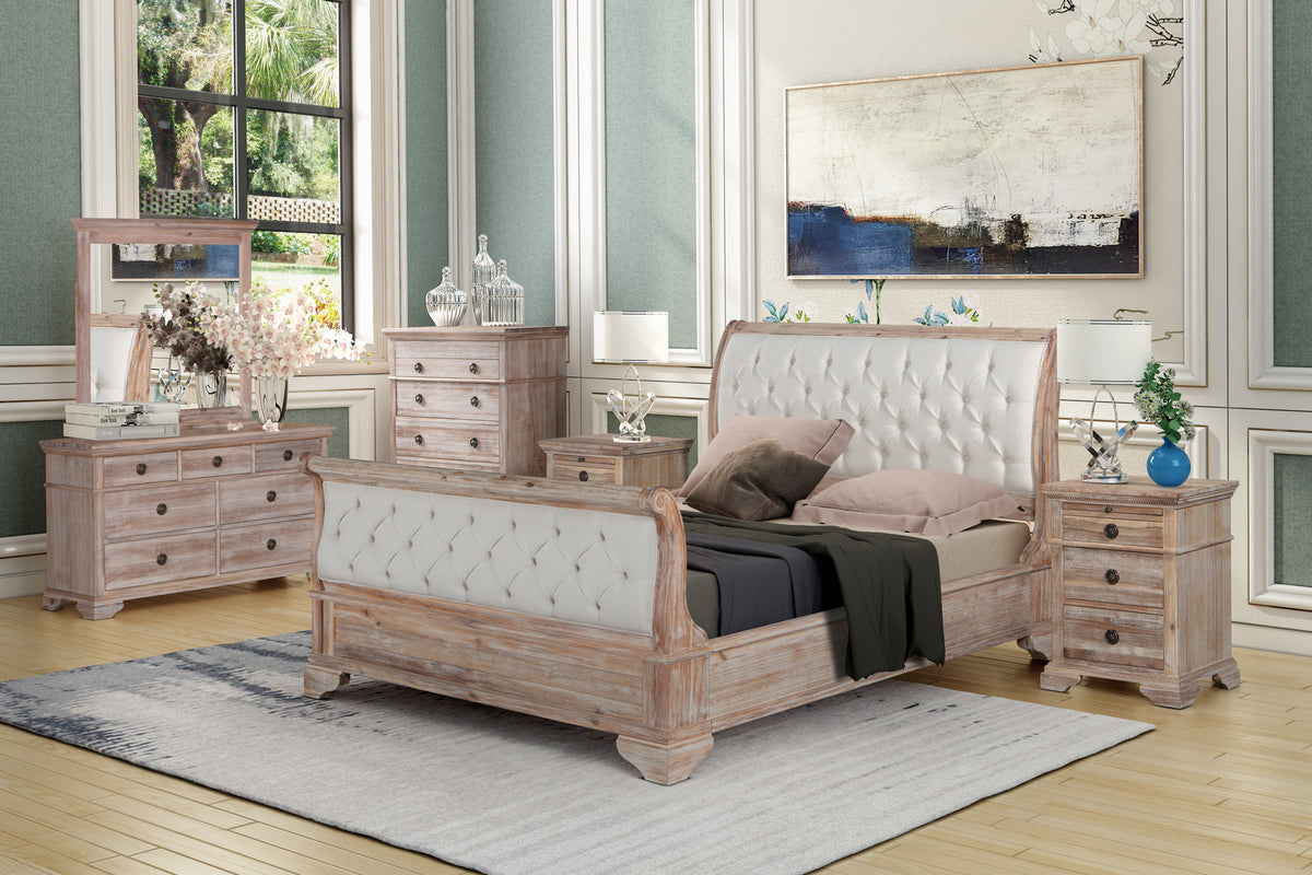 Ibiza Acacia High Foot Bed – view 2