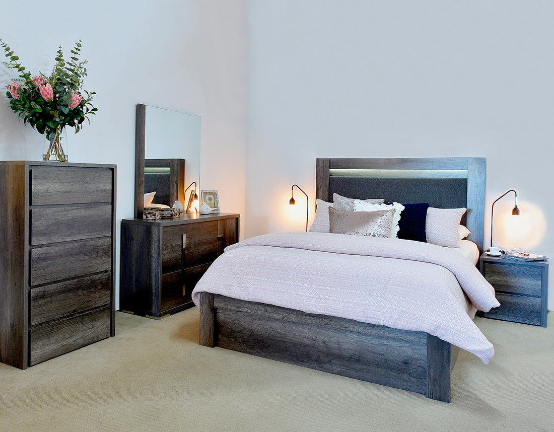 Resort Storage Bed Charcoal